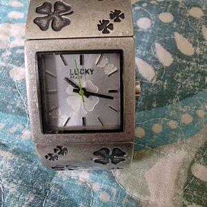 Vintage lucky brand watch.  Needs battery.